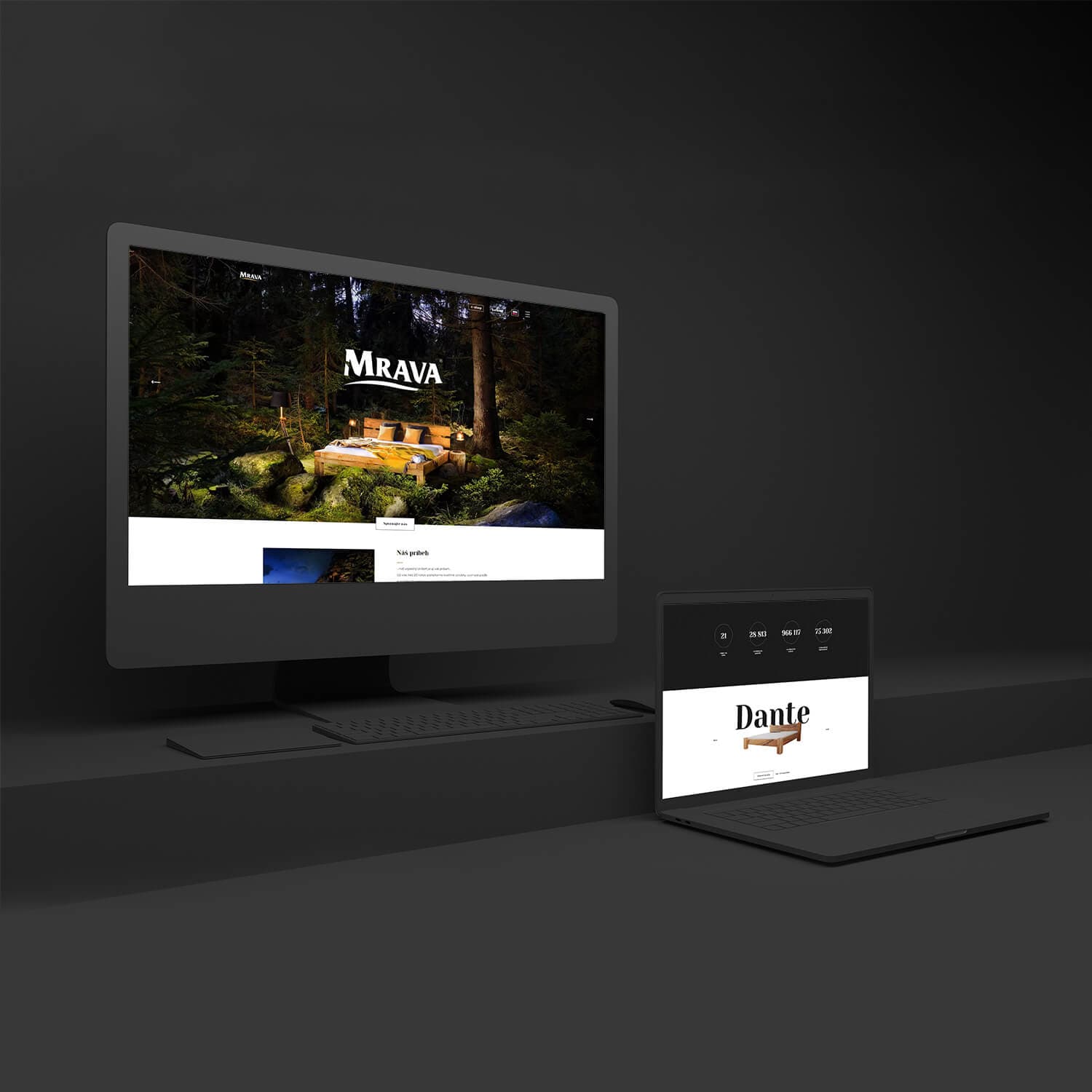 Mockup webstránky